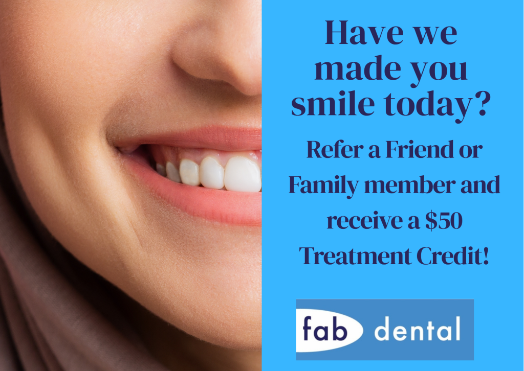 Smiling Fab Dental patient